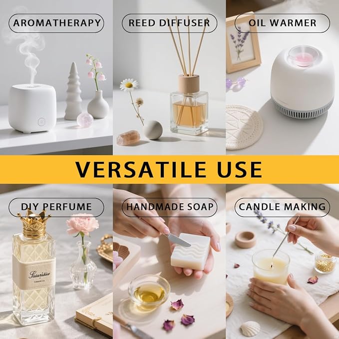 Honeysuckle Essential Oil, Honeysuckle Oil 16 Fl Oz 480ML for Diffuser Humidifier Yoga Cleaning DIY Candle Soap Making Essential Oils