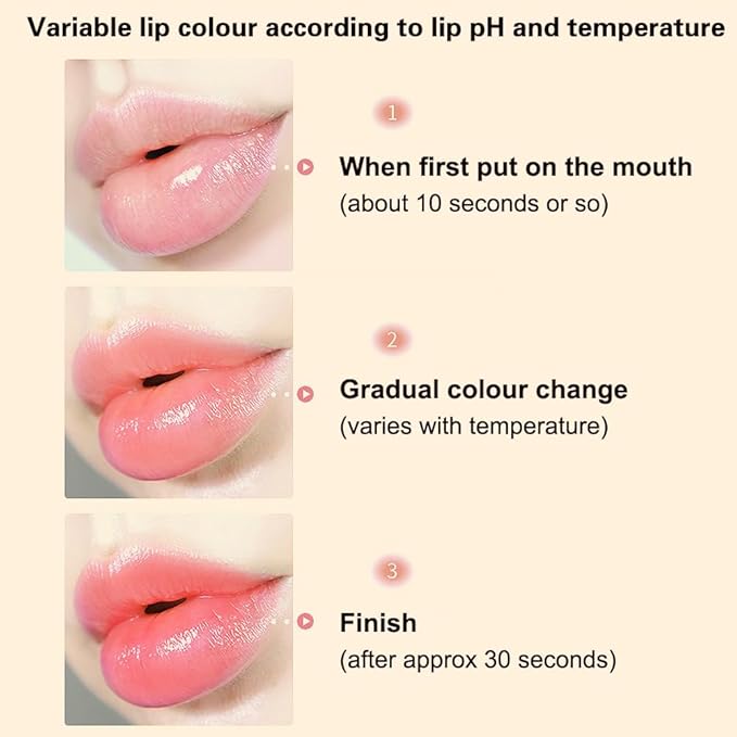 Thermochromic Color Changing Lipstick, Color Changing Lip Gloss, Shine Lip Gloss for Women