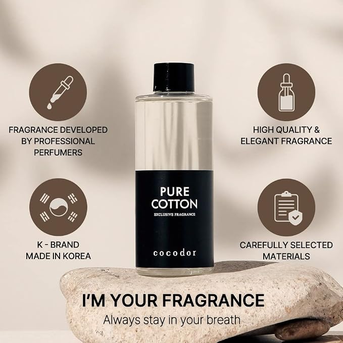 COCODOR Reed Diffuser Oil Refill/Lemon Eucalyptus/6.7oz(200ml)/1 Pack/Aroma Therapy, Home Fragrance, Scented Oils for Bathroom, Bedroom, Office Home Décor