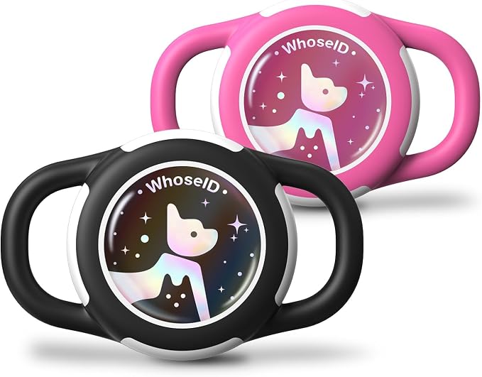 Waterproof AirTag Holder for Dog Collar, Soft Slide-On Dog AirTag Holder | Full-Body Protection, No-Dangle Fit, Ultra-Durable, Lightweight, Tool-Free Installation, Fits Dog & Cat Collars