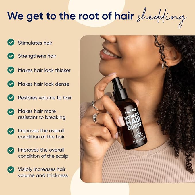 Moerie Shampoo and Conditioner Plus Hair Mask and Hair Spray Mega Pack – The Ultimate Hair Care Set – For Longer, Thicker, Fuller Hair - Volumizing Hair Products – Paraben & Silicone Free - 8 items