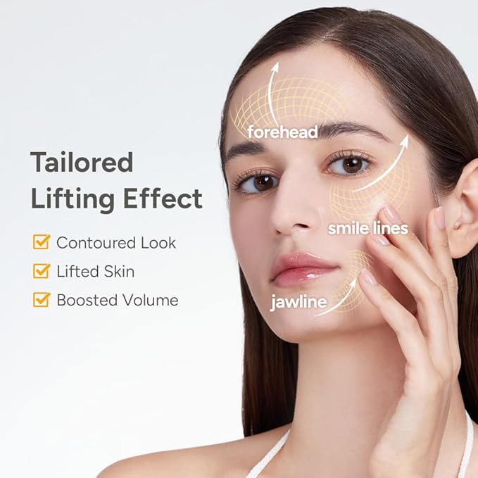 SUNGBOON EDITOR Deep Collagen Retinol Tension Boost Up Mask | Retinol & Volufiline | Firm-Looking, Smooth Appearance Care Mask | Face & Neck Care | Korean Skincare, 25g x 4ea