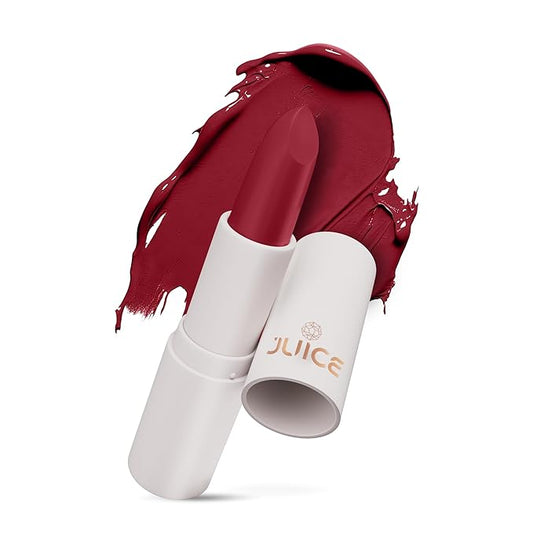 JUICE Kiss Sensation Lipstick With Goodness Of Bio Retinol, Uv Protection Long Lasting Lipstick Red Rebel - M01 4 G Pack Of 1