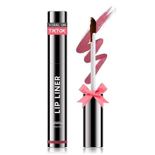 OETUIOW Waterproof Long-Lasting Lip Liner Stain, Lip Stain Moisturizing, Enhancing Complexion for Women Girls, Mauve Color
