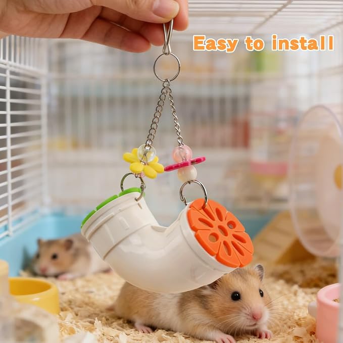 Mouse R-at Enrichment Toys Foraging,Treat Dispenser Rats-Foraging Toy,Interactive Slow Feeder Hanging Fancy Mice Cage Accessories Puzzle Forager for SugarGliders,Hamsters