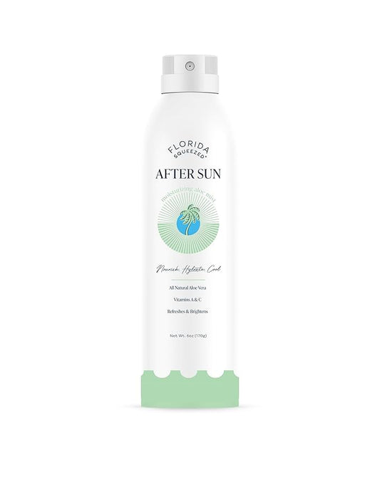 Florida Squeezed After Sun Aloe Mist | 6 oz | Revitalize, Nourish, Hydrate and Cool