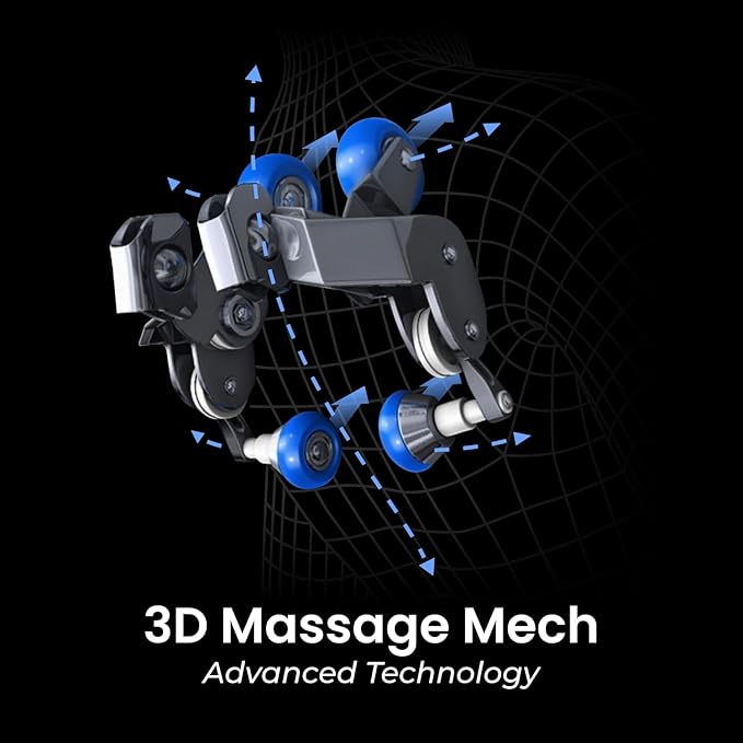 AmaMedic 3D Astoria | Full Body Massage Chair l Intelligent Voice Control | Touchscreen Controller | Heating Therapy l Zero Gravity Reclining (Taupe)