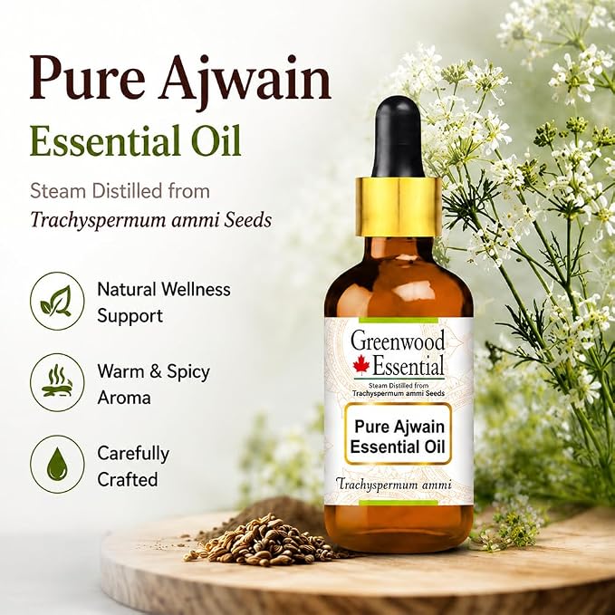 Greenwood Essential Cedarwood Essential Oil (Juniperus Virginiana) with Glass Dropper | Pure | Non-Sticky | Non-Greasy | Lightweight | Men & Women | All Skin Types | Steam Distilled 100ml (3.38 oz)