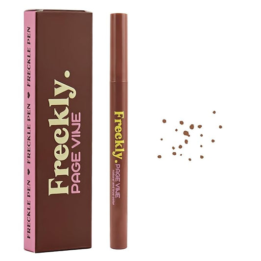 Freckle Pen,Fake Freckles Waterproof, Faux Freckles for Natural Sunkissed Makeup,Quick Dry Long Lasting Soft Dot Sopt Pen (Medium)