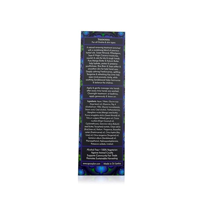 SPA CEYLON Frankincense Kay Lime Intensive Hand Cream | Hand Lotion | Natural Ingredients | for All Skin Types
