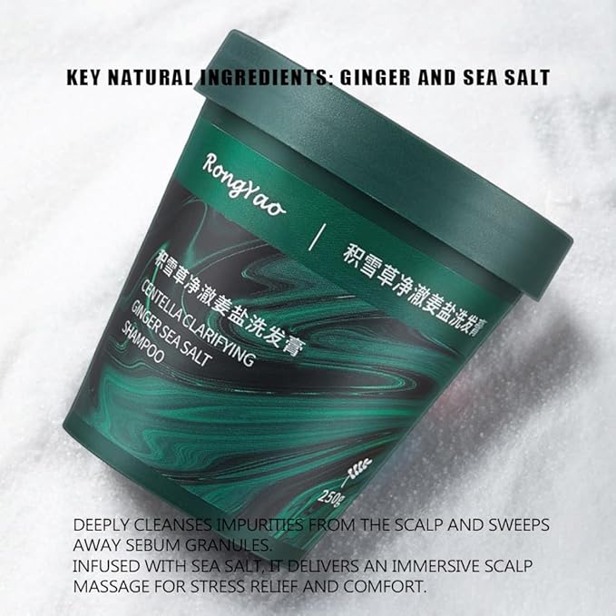 Body Scrub - Exfoliates & Deeply Nourishes for Smooth, Radiant Skin (Snowgrass Sea Salt)