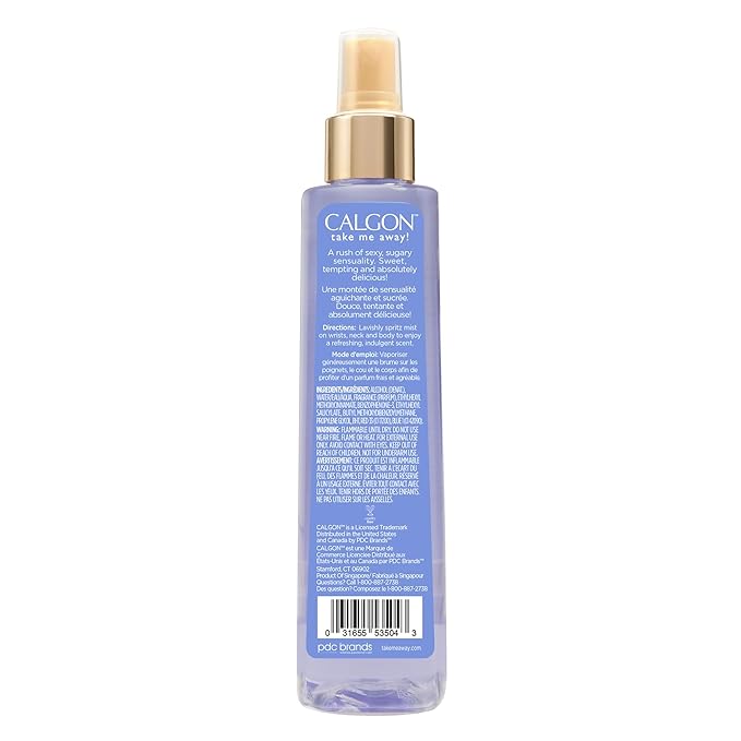 Calgon Fragrance Body Mist (Cotton Candy, 8-Ounce)