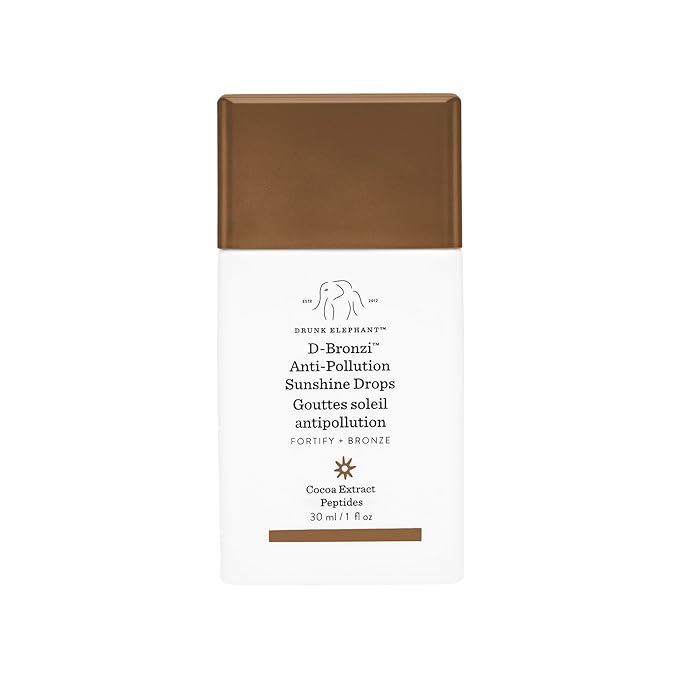 Drunk Elephant D-Bronzi Sunshine Drops - 30 ml/1 fl oz - Bronzing Color Serum Drops - Clean Clinical Skincare - Cruelty-Free - Dermatologist-Tested - Free of Essential Oils, Silicones, and Fragrance