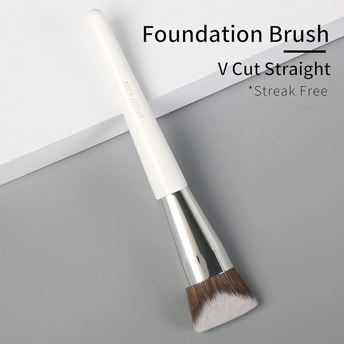 Contour Foundation Brush for Liquid Makeup, Angled Foundation Brush, Foundation Brushes for Cream Foundation, Cream Contour Brushes for Makeup, Makeup Brushes for Liquid Foundation. 822W