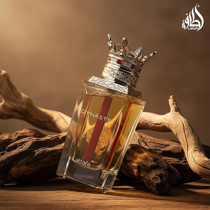 Lattafa Dynasty – Fresh, Spicy, Woody, Aromatic – Eau de Parfum Spray Long-Lasting Fragrance for Unisex, 3.4 Ounce / 100 ml