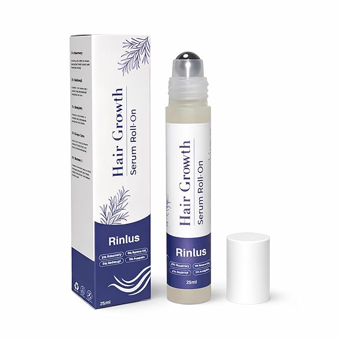 Hair Growth Serum Roll On,3% Rosemary, 6% Batana oil,3% Redensyl & 2% Anagain| No-Rinse, Fast-Absorbing | For Thinning Hair & All Hair Men & Women (1 Pcs)