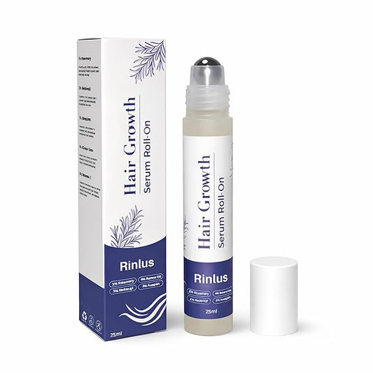 Hair Growth Serum Roll On,3% Rosemary, 6% Batana oil,3% Redensyl & 2% Anagain| No-Rinse, Fast-Absorbing | For Thinning Hair & All Hair Men & Women (1 Pcs)