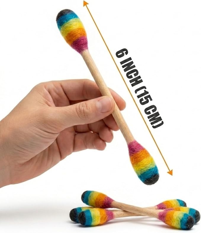 Glaciart One Swabs Cat Toys with Catnip - 6 Pk | Durable for Chew, Cute Cat Toys Interactive Kitty for Boredom, Exercise, & Play | Filled w/Organic Catnip for Anxiety & as Digestive Aid | Gift Idea
