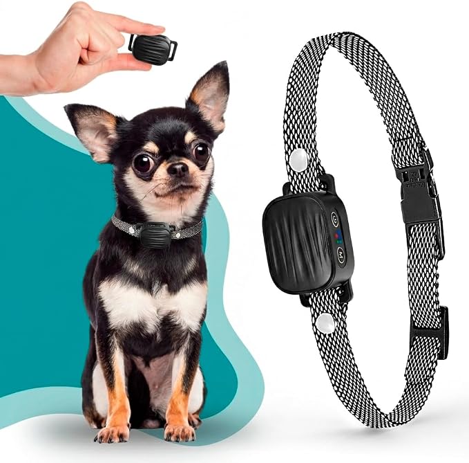 generic Bark Collar for Small/Medium Dogs, No Shock Anti Bark Collar, Rechargeable (Anthracite,1 Pack)