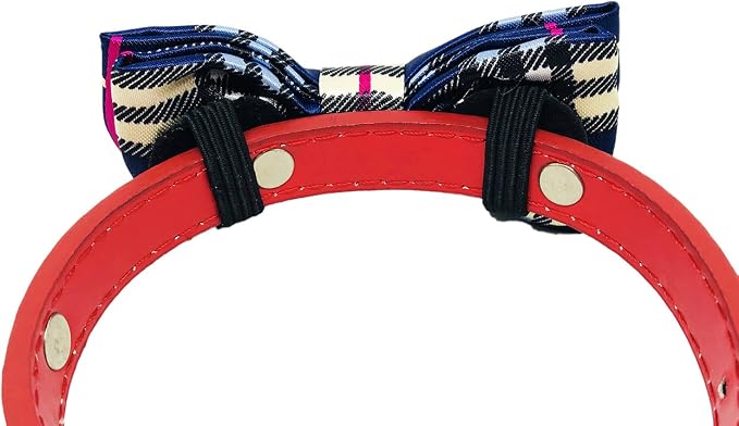 PET SHOW 10 Pack Dot Dog Bowties for Small Dogs Slide on Collar