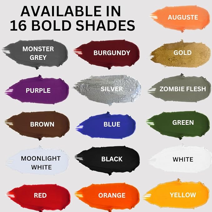 Mehron Makeup Color Cups | Stage, Foundation, Face Paint, Body Paint, Halloween | Face Paint Makeup | Greasepaint .5 oz (14 g) (Blue)