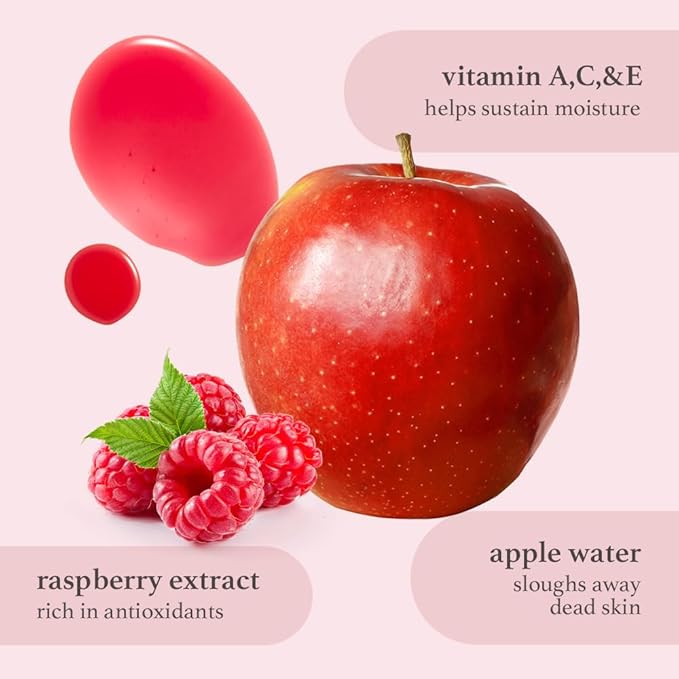 NOONI Korean Lip Oil Set - Appleberry & Applecherry | Long-Lasting, Moisturizing, Plumping, Revitalizing for Dry Lips, Waterproof, No Peel Off, Stocking Stuffers, 0.12 FL Oz x 2ea