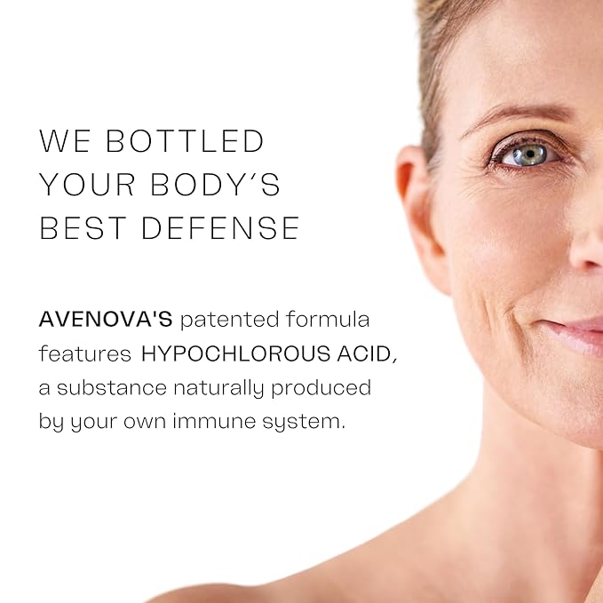 Avenova Eyelid and Eyelash Cleanser Spray - 20ml Bottle, 3-Pack - Gentle Everyday Pure Hypochlorous Acid Spray for Eye Irritation