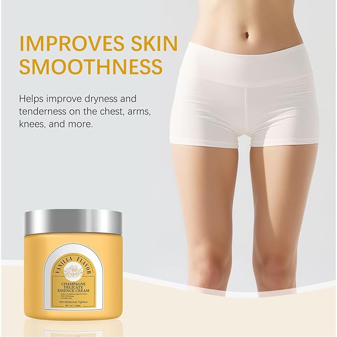 Champagne Beauty Lift Firming Body Cream, Lift Firming Hydrating Cream For Nourishes Moisturising Skin .(Vanilla)