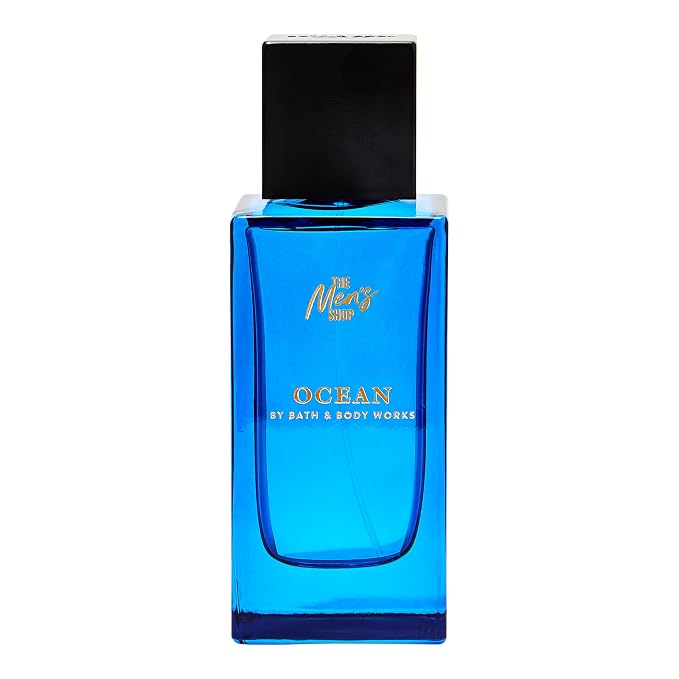 Bath & Body Works Ocean Cologne - Men’s Cologne for Everyday Use - Long-Lasting High Fragrance Oil Concentration - Dermatologist-Approved - Sophisticated Scent Experience - Gifts for Him