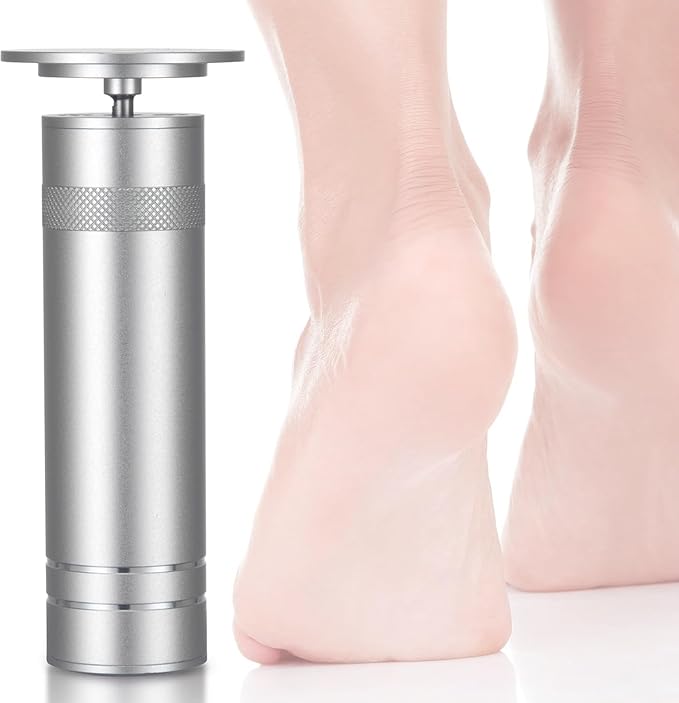 Electric Callus Remover for Feet, Electric Foot File with Replaceable Sandpaper, Adjustable Speed and Rotation Direction, 60 Piece Sandpaper Included