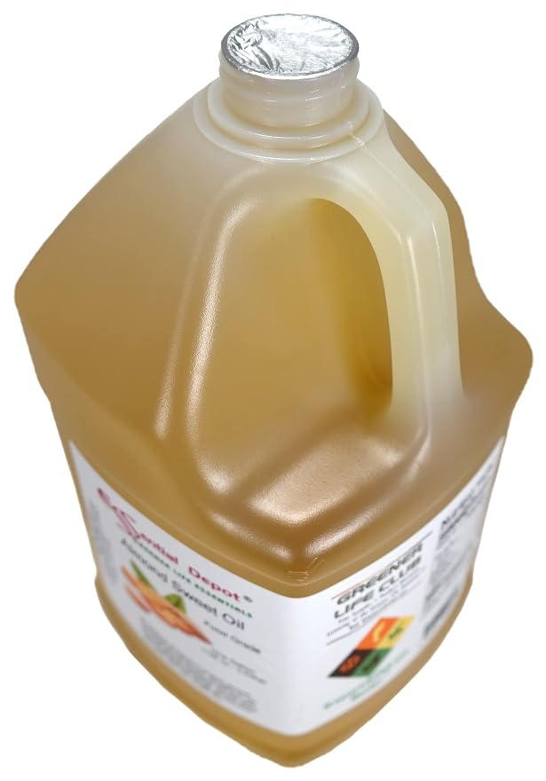 Almond Sweet Oil - 1 Gallon - 128 oz - Food Grade - Safety Sealed HDPE Container with Resealable Cap - 100% Pure and Natural for Hair, Skin, Massage, and Cooking