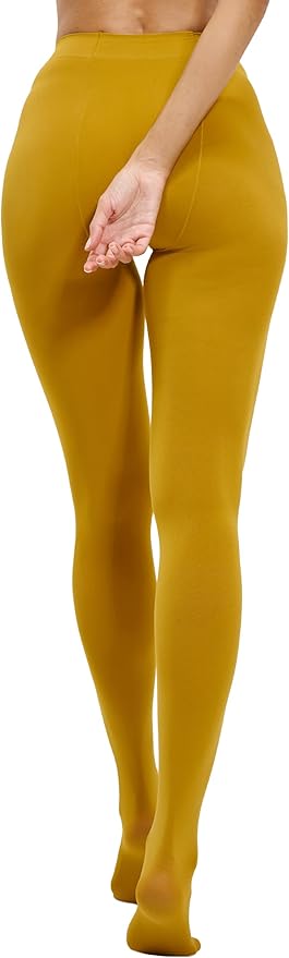 CozyWow Women's 80D Soft Opaque Tights, High Waist Solid Color Womens Tights with 30+ Colors