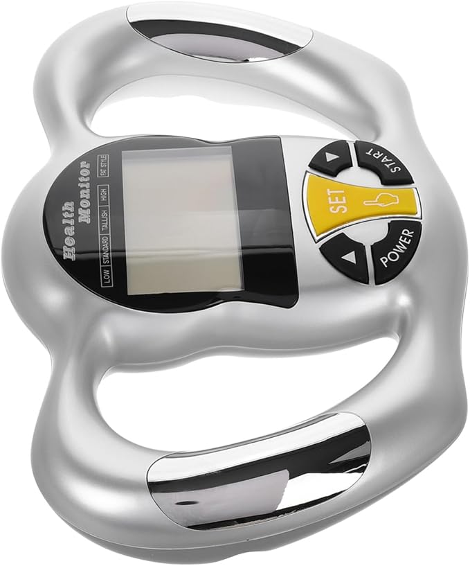 Digital Fat Loss Monitor Handheld Body Composition Measuring Device with Advanced BMI Analysis Portable Wellness Scanner for Accurate Percentage Assessment and Use