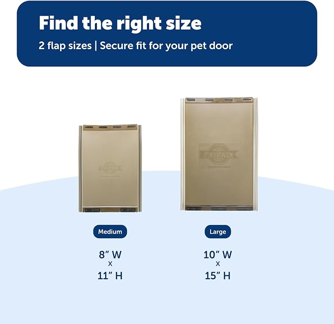 PetSafe Classic Replacement Flap, Vinyl, Medium, 8 in x 11 in