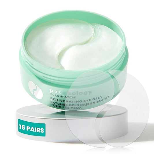 Patchology Rejuvenating Under Eye Patches for Dark Circles & Puffy Eyes - Hydrating Eye Mask with Caffeine & Collagen - Reduces Dark Circles, Puffiness, and Wrinkles - Under Eye Care (15 Pairs)