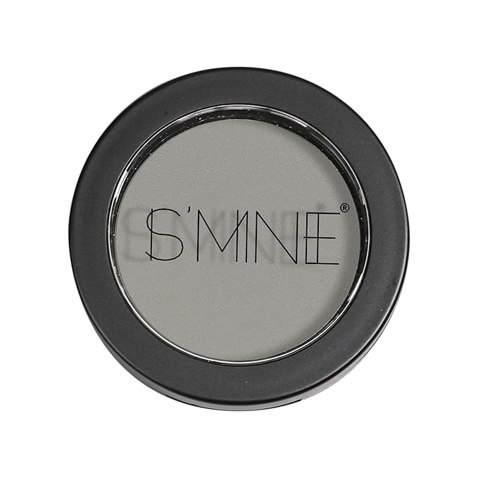 IS'MINE ISMINE Single Eyeshadow Powder Palette Matte Grey, High Pigment, Longwear Single Grey Eye Makeup for Day & Night (#03)