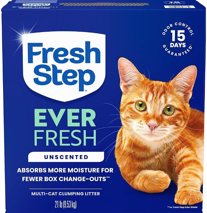 Fresh Step, Ever Fresh Unscented Clumping Litter, 336 Ounce