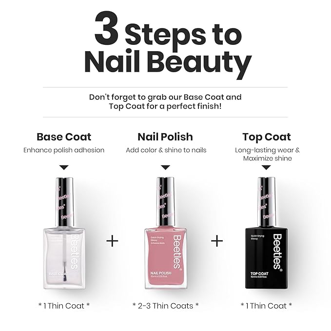 Beetles Jelly Nail Polish Set, 6 Colors Sheer Pink Nail Polish Long Lasting & Quick Dry Clear Jelly for Spring Women, Pink Nail Strengthener Polish for Salon DIY Manicure Set