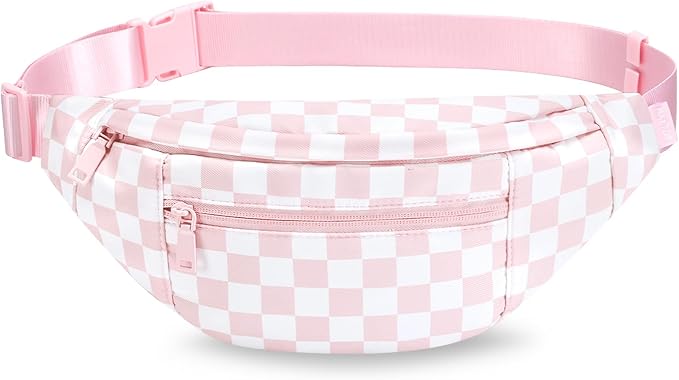 MAXTOP Large Crossbody Fanny Pack with 4-Zipper Pockets,Gifts for Enjoy Sports Festival Workout Traveling Running Casual Hands-Free Wallets Waist Pack Phone Bag Carrying All Phones