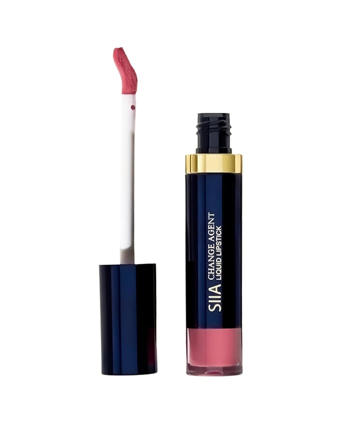 SIIA Cosmetics Change Agent Liquid Lipstick in Pink Souffle