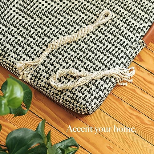 LAY LO Natural Cotton Dog Rope Toy for Small & Medium Dogs, Non-Toxic Rope Toy, 2-Pack Puppy Teething Toy, Durable Boho Dog Toys with Handle
