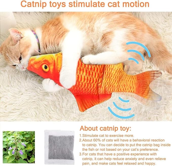 Tocirelo Cat Toys for Bored Indoor Adult Cats - Interactive Cat Toy Catnip