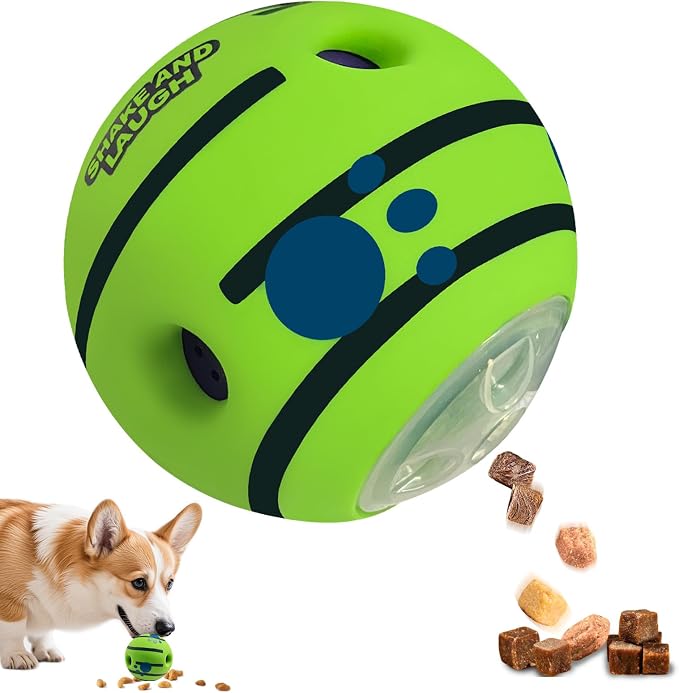 Interactive Puzzle Dog Treat Ball, M, 3.46 in (8.8 cm) | Treat Dispensing, Enrichment Toy