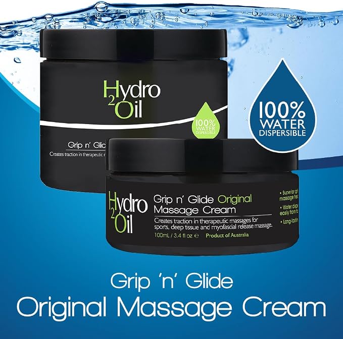 Hydro 2 Oil Original Massage Cream 3.4 fl oz - Elevate Your Massage Experience with This Nourishing Cream, Blending Smoothness and Hydration for Ultimate Relaxation.