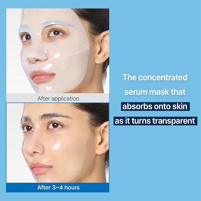 Illiyoon Ceramide Ato Concentrate Gel Face Mask | Ceramide & Collagen Hydrating Overnight Hydrogel Mask with Hyaluronic Acid, Korean Pore Tightening Sleep Mask, Sensitive Skin Care, Glass Skin Glow