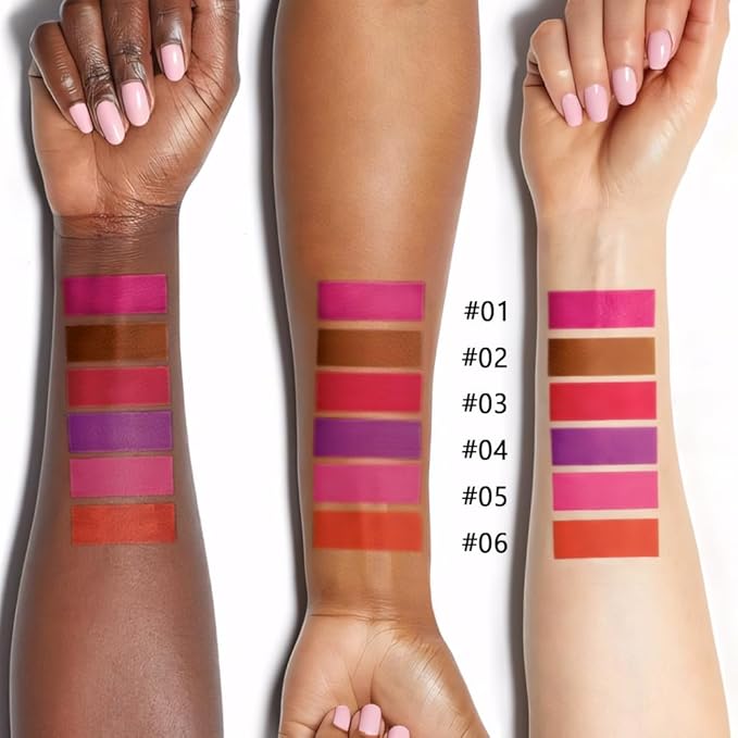 Scarlet Red Dual-Tip Liquid Lip Liner Pen - Flat End for Full Coverage & Pointed Tip for Precise Lining, Long-Lasting Waterproof Matte Lipstick, Makeup Tool for Full Coverage and Defined Lip Lines 03#