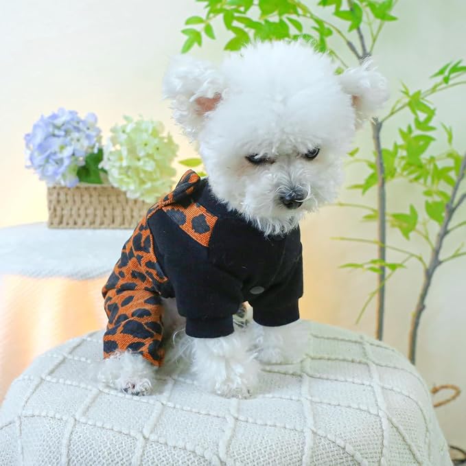 Dog Stylish Overalls Comfortable Puppy One Piece Outfits Summer Bib Overalls for Small Dogs Cute Pet Jumpsuit Onesie Chihuahua Yorkies Birthday Holiday Clothes Costume