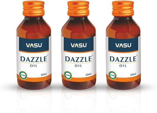 TRICHUP Dazzle Oil All Natural Premium Quality Sensual and Relaxing Therapeutic Massage Oil, Supports Comfortable Muscles and Joints Moisturizing Body, Set of 3 Bottles - 60 ml