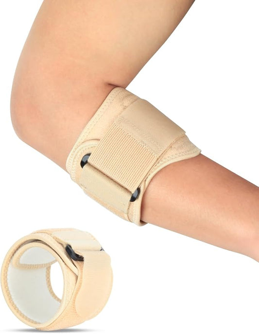 Castor Oil Pack Wrap for Tennis & Golfer's Elbow Castor Oil Wrap Tennis Elbow Brace Strap for Tendonitis Relief for Women Men Right & Left Hands,1 Per Pack L-XL