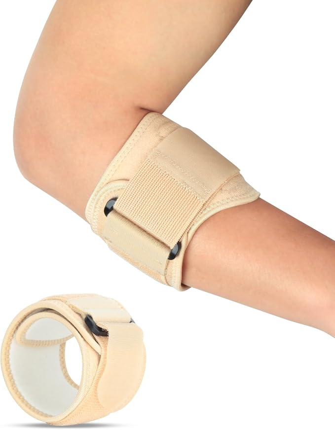 Castor Oil Pack Wrap for Tennis & Golfer's Elbow Castor Oil Wrap Tennis Elbow Brace Strap for Tendonitis Relief for Women Men Right & Left Hands,1 Per Pack S-M